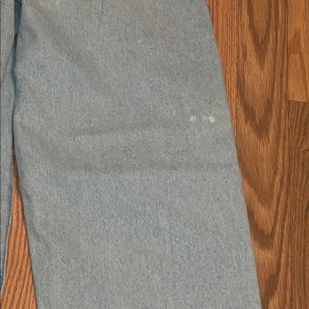 Lee Vintage High Rise Button Fly Light blue washed denim jeans, 7